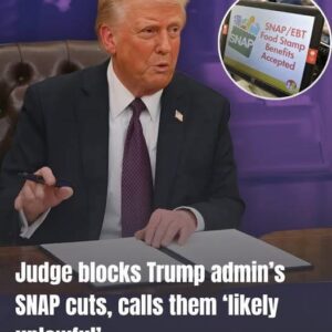Federal judge rules Trump admin’s SNAP Federal judge rules Trump admin’s SNAP