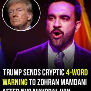 Trump sends cryptic 4-word warning after Zohran