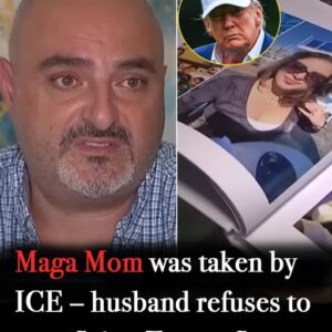 ICE Detains Pro-Trump Woman While Her Husband Waves Trump Flag