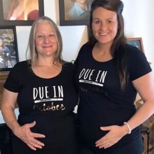 Mother and daughter get preg