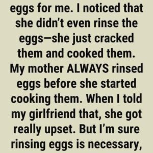 Do you need to wash eggs before using them?