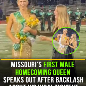 Speaking Out: Missouri’s Trailblazing Male Homecoming Queen Addresses Controversy