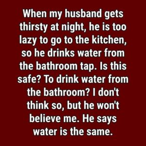 Should You Ever Drink Water Straight from the Bathroom?