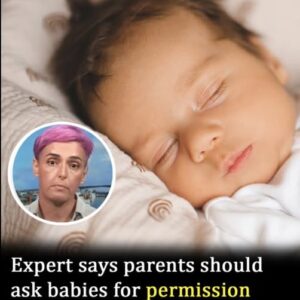 Expert tells parents to ask baby’s consent when changing diapers