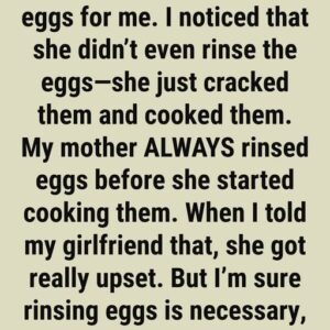 Do you need to wash eggs before using them?