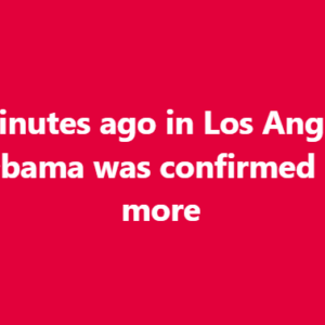 20 Minutes ago in Los Angeles , Malia Obama was confirmed as…See more