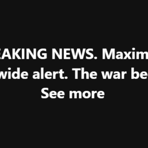 BREAKING NEWS. Maximum worldwide alert. The war begins… See more