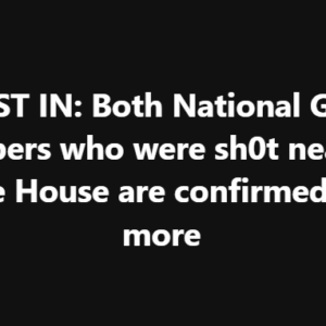 Breaking: Guard under fire — chaos near the White House