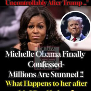 Michelle Obama Finally Confessed – Millions Are Stunned : I Cried 30 Minutes Straight, Uncontrollably After Donald Trump