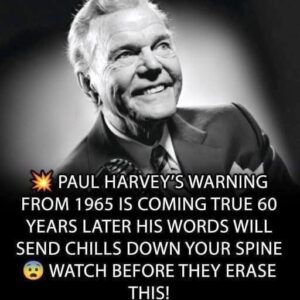 Paul Harvey Warned Us in 1965, His Words Are Hauntingly True Today!