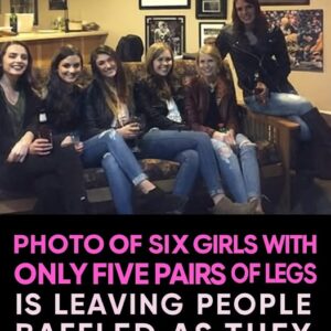 Six Girls, Only Five Pairs of Legs — The Optical Illusion That Has the Internet Completely Baffled