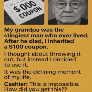 My grandpa was the stingiest man who ever lived.