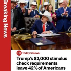 Trump’s ,000 stimulus check requirements leave 42% of Americans not eligible..
