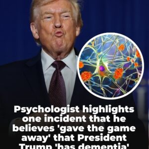 The psychologist identifies an incident he believes “exposed” signs of dementia in President Trump