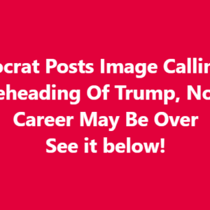 DISGRACEFUL: Democrat Caught Sharing Guillotine With Trump’s Head — Now Her Career May Be Over