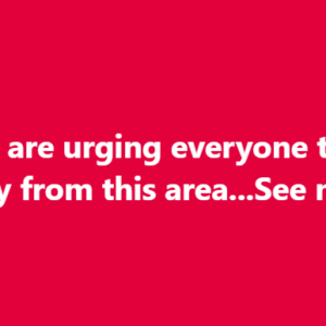 Police are urging everyone to stay away from this area 👇😨🚨 Full story below