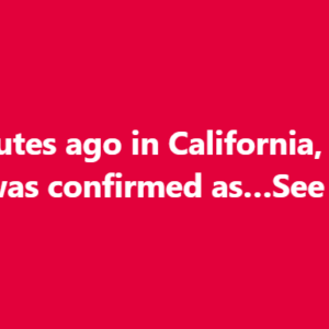 20 Minutes ago in California, Nancy Pelosi was confirmed as…See more