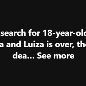 The search for 18-year-old twins Carolina and Luiza is over, they were dea…