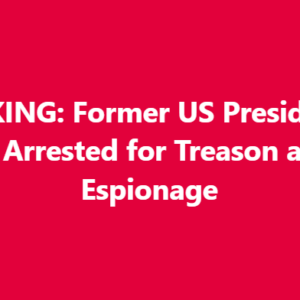 BREAKING: Former U.S. President