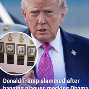 Donald Trump Faces Backlash Over Plaques Targeting Obama and Biden