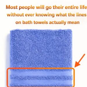 The Hidden Meaning Behind Those Mysterious Lines on Towels