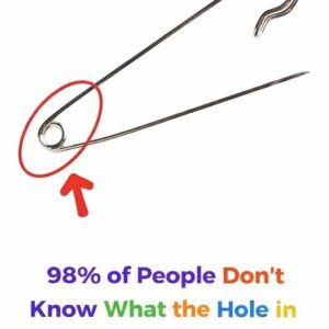 The Hidden Purpose of the Small Hole in a Safety Pin