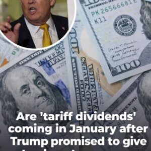 Are ‘tariff dividends’ coming in January after Trump promised to