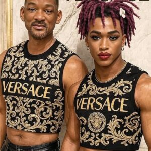 Will Smith & His Handsome Son Jaden Break the Internet in Versace Menswear — Redefining What Masculinity Really Means