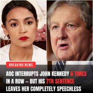 BREAKING: AOC Interrupts John Kennedy 6 Times in a Row, But His 7th Sentence Leaves Her Completely Speechless