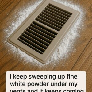 Why Fine White Powder Keeps Appearing Under Your Vents