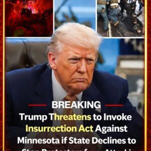 Trump warns he may invoke the Insurrection Act if Minnesota can’t control anti‑ICE unrest