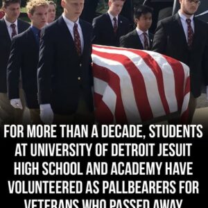 Detroit Jesuit Students Honor Homeless Veterans by Serving as Pallbearers