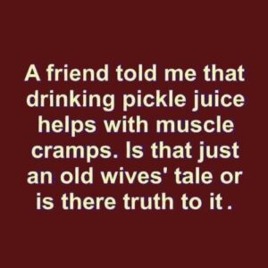Can Pickle Juice Help With Cramps?