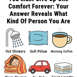 You Must Give Up One Comfort Forever: What