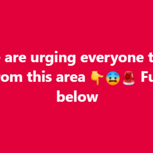Police are urging everyone to stay away from this area 👇😨🚨 Full story below