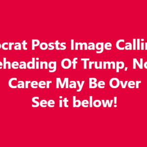 DISGRACEFUL: Democrat Caught Sharing Guillotine With Trump’s Head — Now Her Career May Be Over