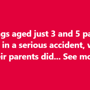 Siblings aged just 3 and 5 die in a serious