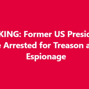 BREAKING: Former U.S. President to Be