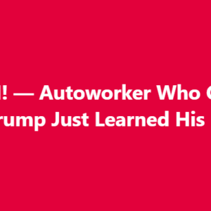 Ford Autoworker Who Heckled Trump During Mich. Visit Learns Fate
