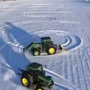 What This Farmer Wrote in the Fresh Snow Turned Heads