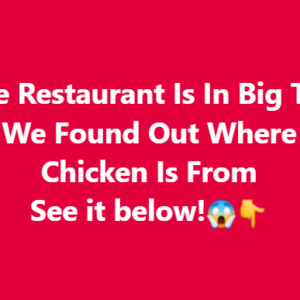 Chinese Restaurant Is In Big Trouble After We Found Out Where Their Chicken Is From