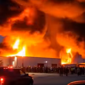 A few hours ago a big fire broke out in M