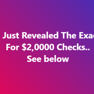 Breaking – When payment could occur!