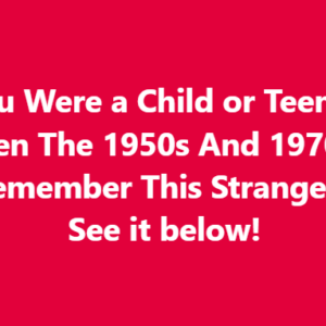 If You Were a Child or Teenager Between The 1950s And 1970s, You May Remember This Strange Object