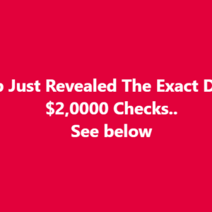 Breaking – When payment could occur!