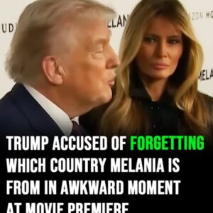 Trump accused of forgetting which country Melania is from in awkward moment at movie premiere!