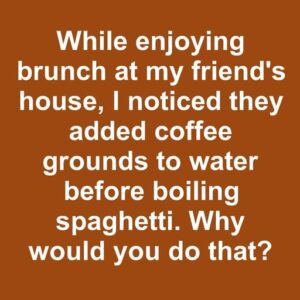 I was taken by surprise!