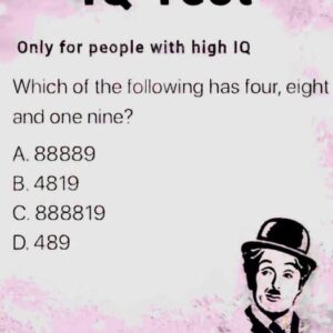 Only for people with high IQ