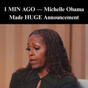 ! Min Ago Michelle Obama Made Huge Announcement