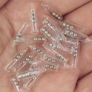 Identifying Small Glass Tubes Containing Three Tiny Ball Bearings